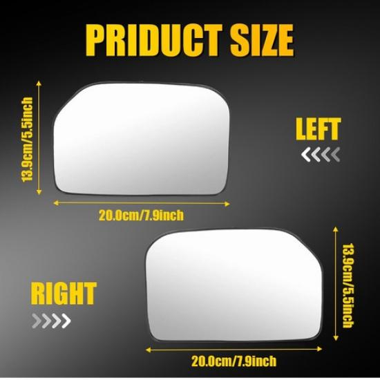 Non-Heated Driver Mirror Side Glass Fits 2007-2014 Toyota FJ Cruiser Left Right