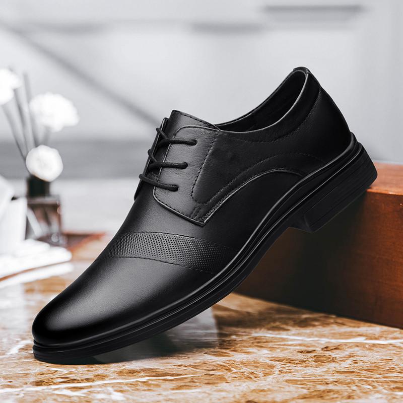 New Trending Brogues Shoes Classic Men Dress Flats Genuine Leather Men Oxfords Shoes Lace Up Formal Wedding Party Shoes Sneakers