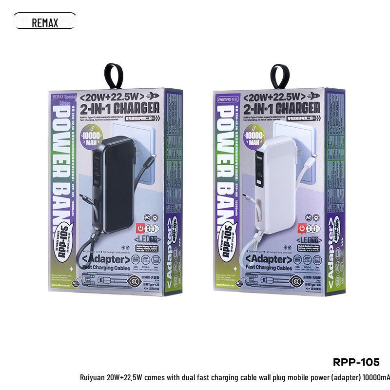 Remax Ruiyuan 10000mAh Dual-Line Fast Charging Portable Power Bank
