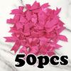 50pcs/bag 85*85mm Fresh Pink Ribbon Bows Small Size Satin Ribbon Bow Flower Craft Decoration Handwork DIY Party Decoration