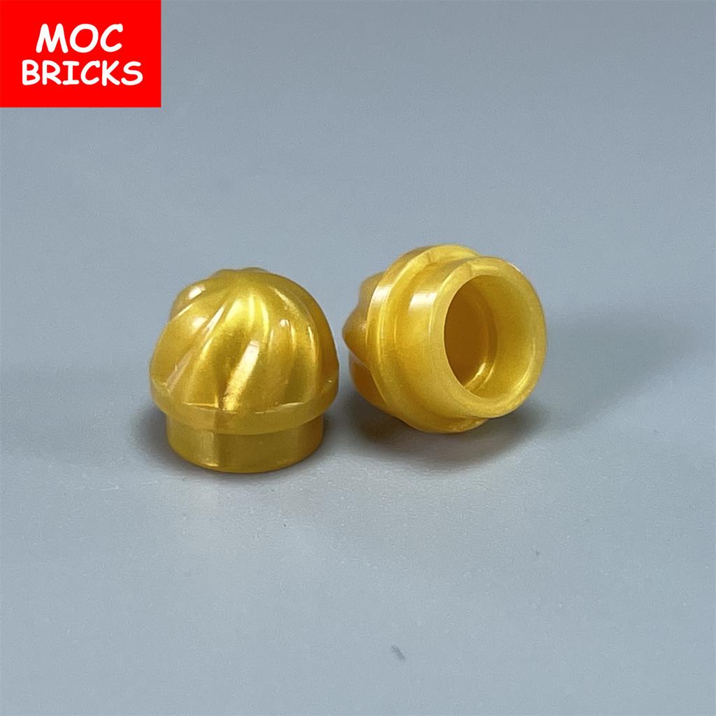 10pcs MOC Blocks 15470 Plate Round 1 X 1 Swirled Top DO IT YOURSELF Assembled Construction Bricks Particle Kid Puzzle Toy Gift Idea