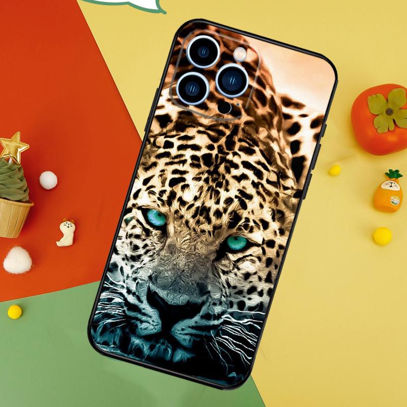 

Cheetah Panther Snow Cheetah Phone Case For iPhone 17 Pro Max 16 15 14 13 12 11 Pro Max Plus 12 13 Mini 16e 17 Air Cover iPhone 14 Pro