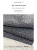 Wool Blend Shimmering Starry High-Waisted Skirt - Autumn/Winter Collection
