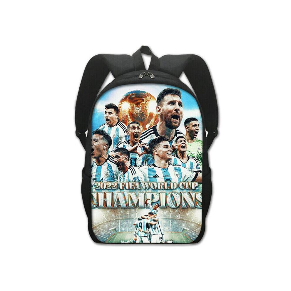 New Lionel Messi Backpack Kids School Bag Travel Shoulders Bag Rucksack Knapsack