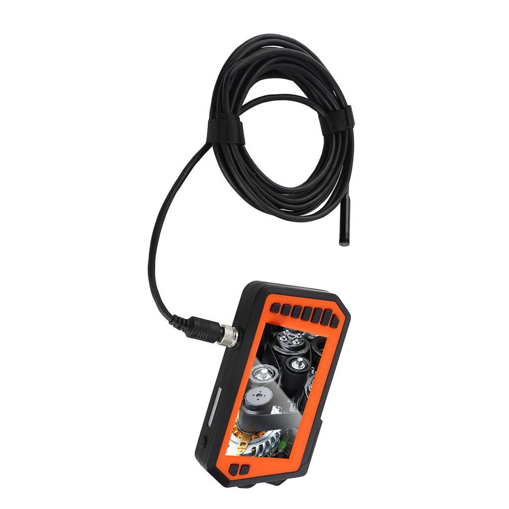 Industrial Endoscope IP68 4.3inch HD Screen 1080P 2600mAh Borescope Inspection Camera with 8 LED Lights
