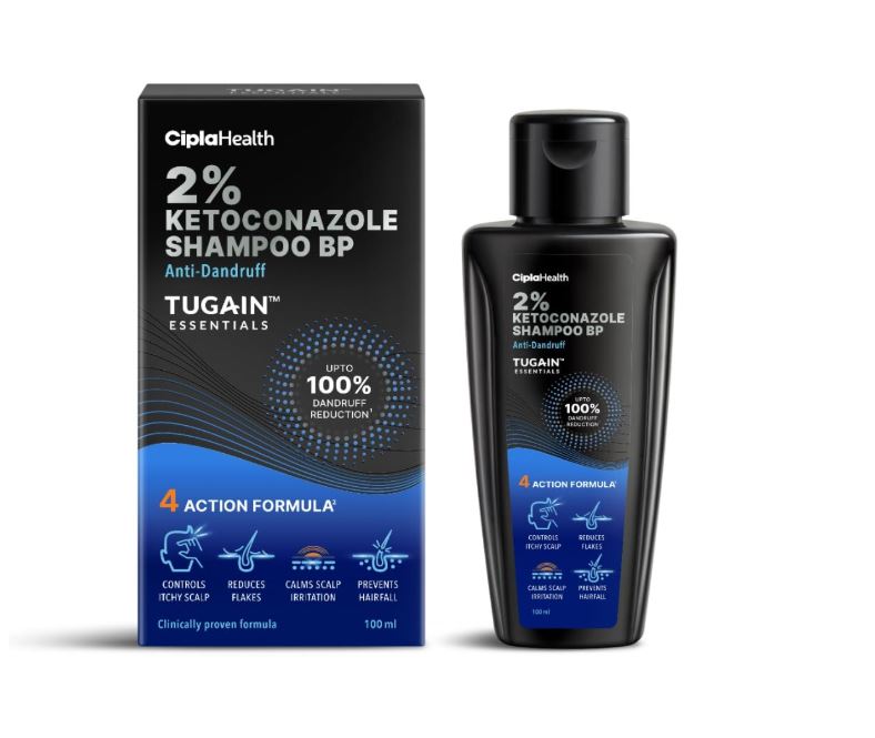 

Шампунь против перхоти Tugain Essentials 2% кетоконазол 100 мл Шампунь