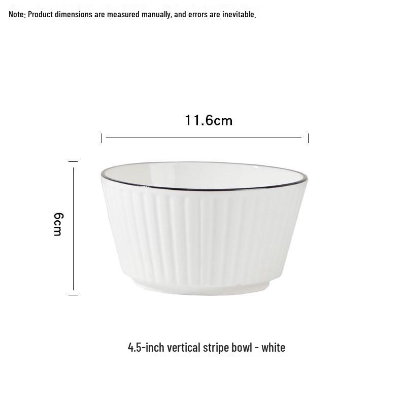 2024 Nordic Ceramic Bowl & Plate Set: New Collection for Personal Use