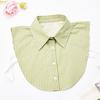 Detachable Front Tie Vintage False Blouse Collar Fashion Stripes Fake Collar  for Women