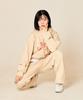 LEEDSLESS One-Pleat Sweat Wide Pants [Cream Sand]
