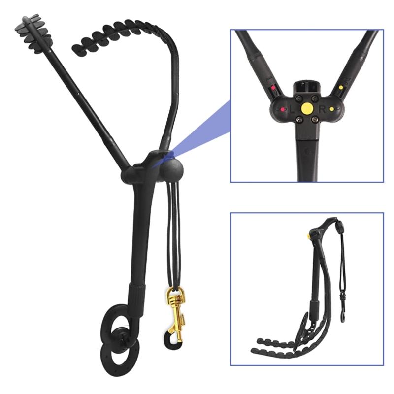 Tracolla Universale per Sassofono Imbracatura Doppia a Spalle Comoda Tracolla per Collo Sassofono Accessori per Sassofonisti