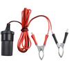 Car Power Clip Connection Cable Power Converter Socket Cable + Battery