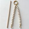 Non Punching Bead Paper Roll Holder Wall Mounted Space Saving Tissue Holder Boho Rustic Roll Paper Holder Kitchen