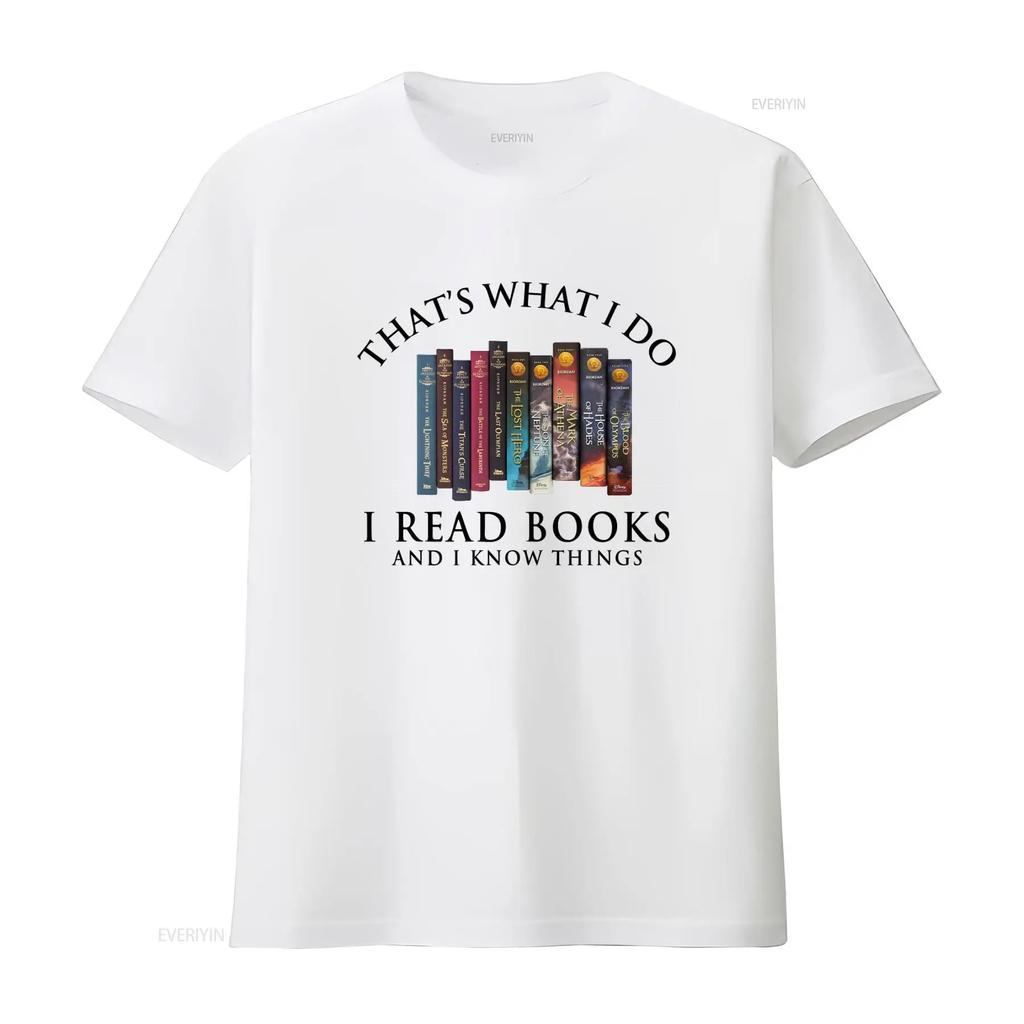 Percy Jackson T Shirt That's What I Do Read Books Camp Half Blood Jupiter Book Lover Heroes Of