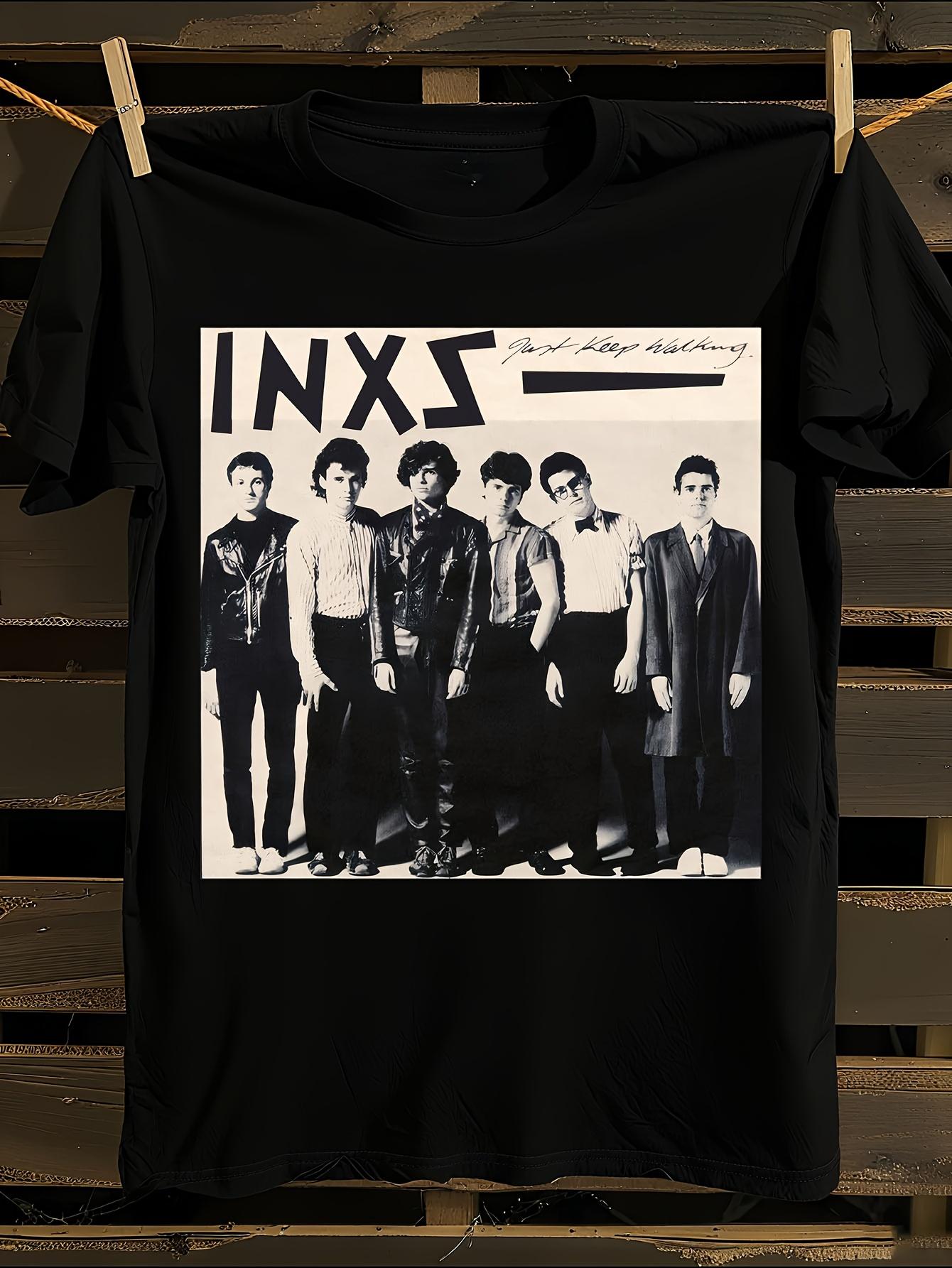 INXS Just Keep Walking 80s Retro Album Cover Tshirt L