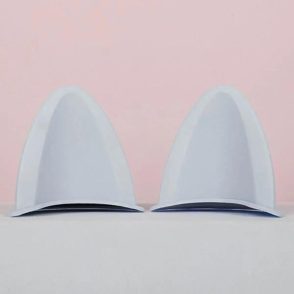 2pcs Helmet Cat Ears Decoration Moto Electric Car Driving Styling Cute Cat Ears Stickers Decor Helmet Accessories