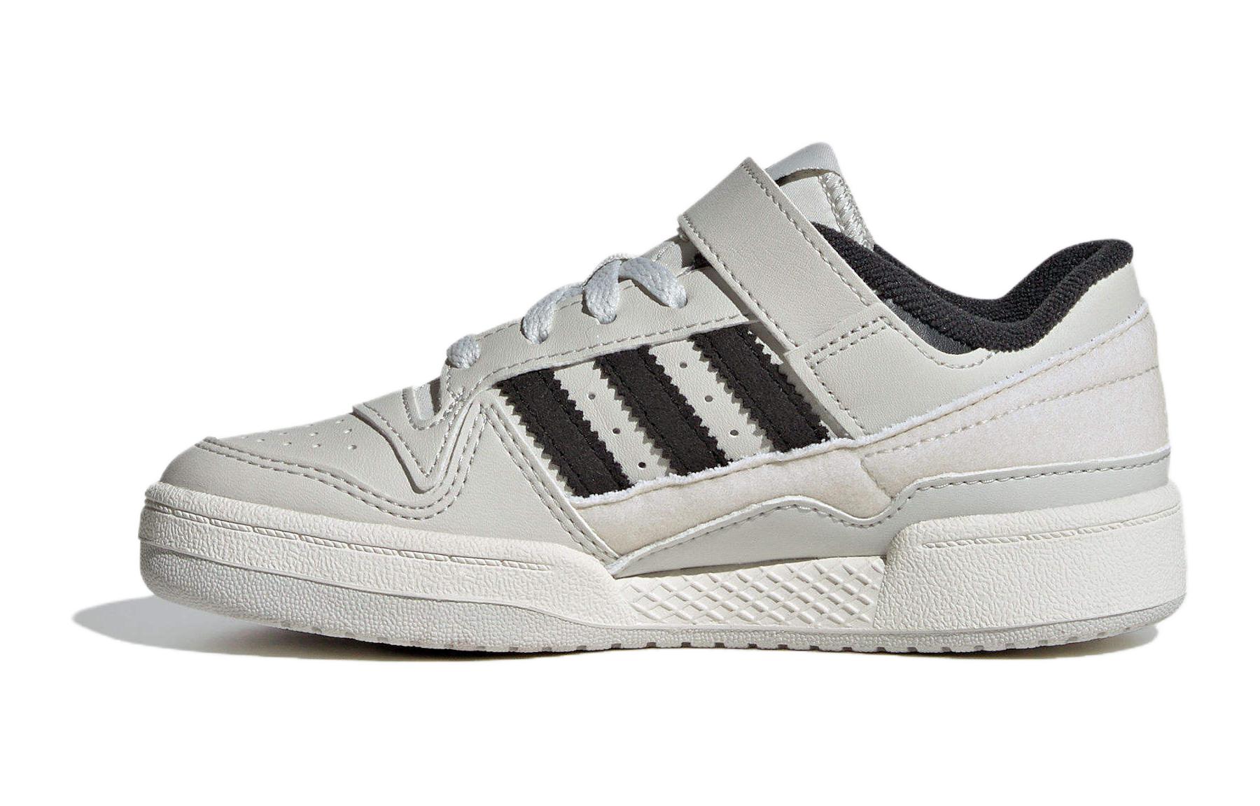 

Adidas Originals Forum Low Comfortable Round Toe Anti kick Low top Kids Skateboarding Shoes White Kids IG3107 28