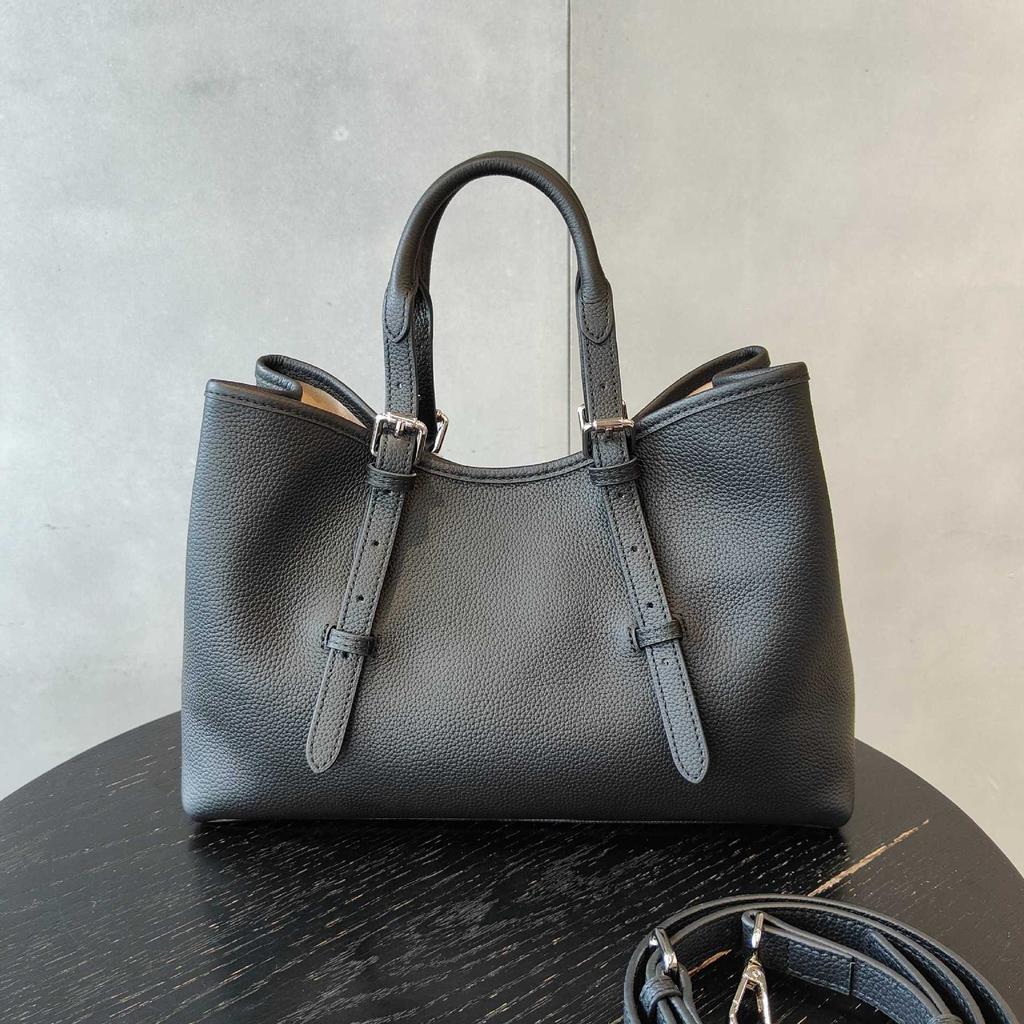 Leather Women's Bags Women's 2025 New Messenger High-end Commuting First-layer Cowhide Tote Bag Women's Handbag