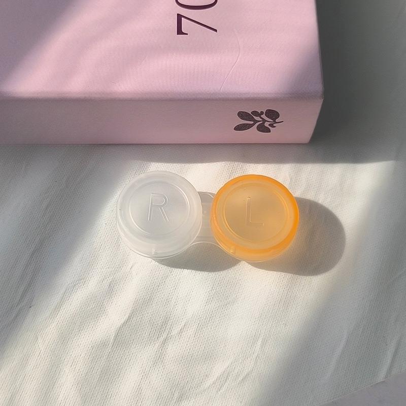Colored Clear Contact Lens Case Box Holder Container Soak Storage Kit for Travel