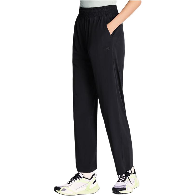 Under Armour Solid Mid-Rise Drawstring Sports Pants Women pants 6014373-001