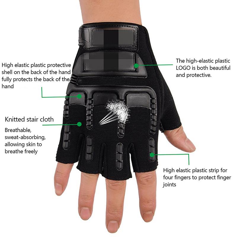 Outdoor Tactical Gloves Military Half-finger Fishing Riding Sports Unisex Weightlifting Riding