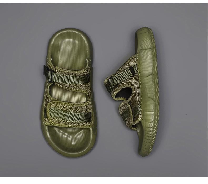 Men's Thick-Soled Beach Slippers: Soft, Wear-Resistant, Breathable Casual Flip-Flops