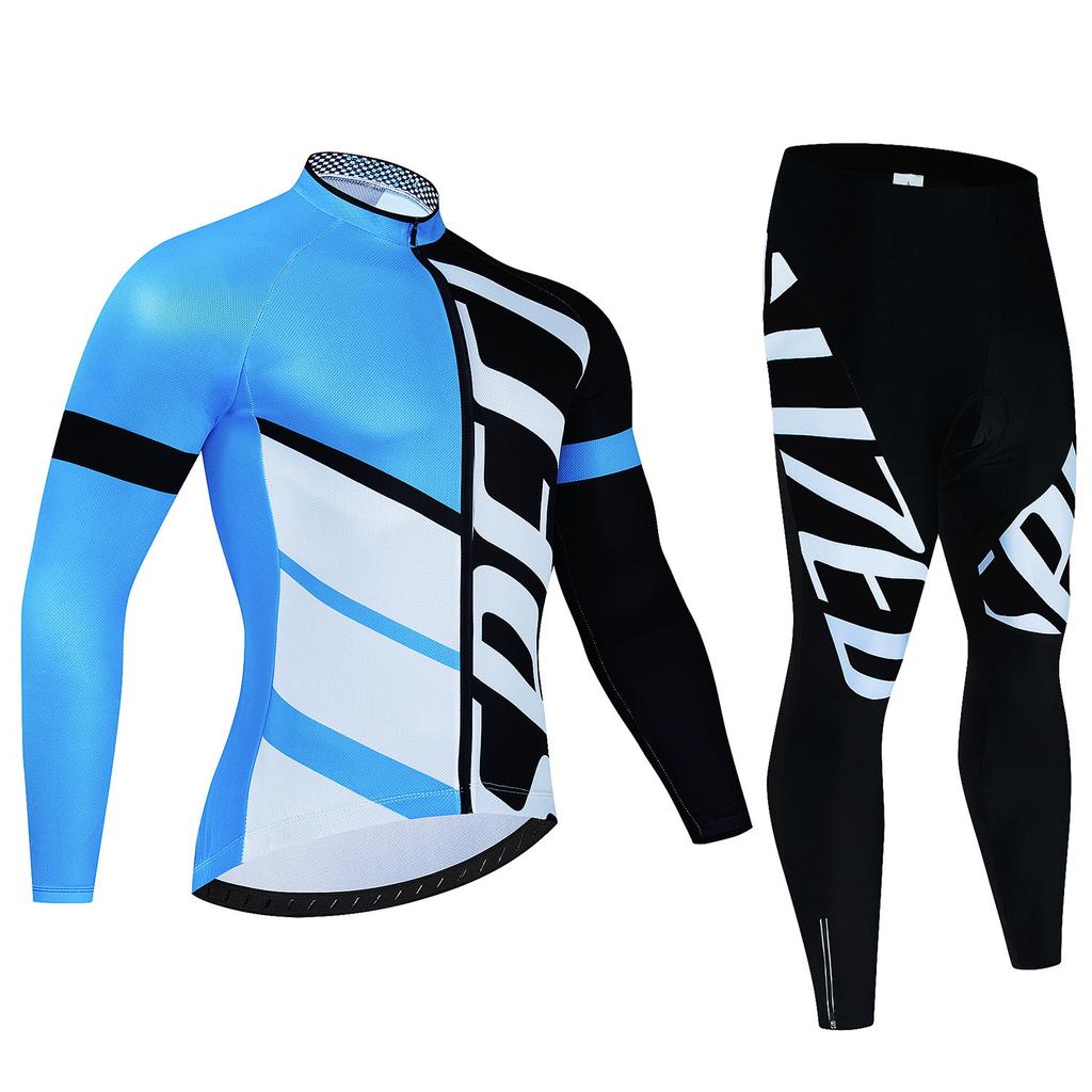 Cycling Suit Long-sleeved Suit, Cycling Suit Spring and Autumn Tour De France Competition Suit