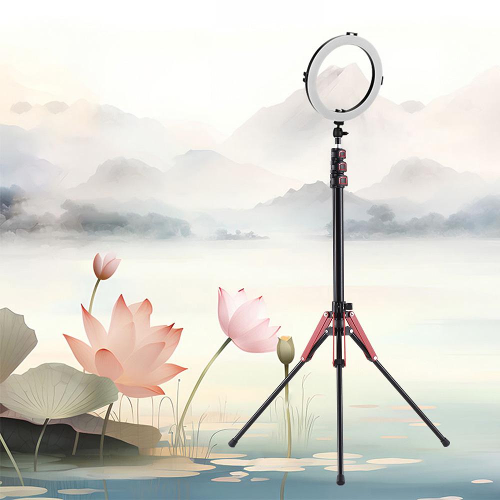 189cm/74.4in Trepied Reglabil Stativ Stativ Lumină Video Aliaj Aluminiu Material 3 Secțiuni Reglabile