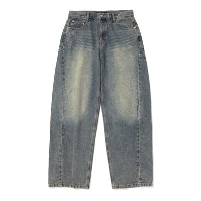 INTERCREW Curved Cut Deep Blue Denim Pants D Blue Itz3El31Adb
