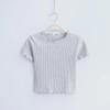2025 Spring/Summer Women's Retro Ruffle Slim T-Shirt