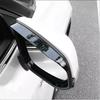For Toyota Corolla -2024 2x Car Sticker ABS Exterior Side Mirror Rain Eyebrow Frame Trim Decorative Accessories Carbon Black