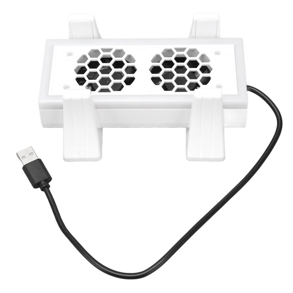 Game Console Cooling Stand Adjustable RGB Light Cooler Dock Station with 2 Extra USB Ports for XBOX