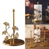 Modern Iron Tissue Holder Freestanding Towel Brackets Not Installation Required Easy Assembly Rusts Proof for Home Decors