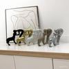 Handmade Resin Dog and Owner Statue Cute Dog Sculpture Home Decor Items Sculptures and Figurines Home Decoration Gift