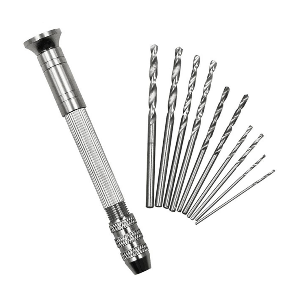 Professional Metal Hand Drill Equipment Resin Epoxy Mold Tools Mini Drill Screw Jewelry Making Handmade Tool