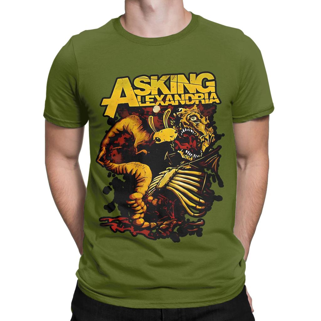 Askings Alexandrias Roll Novelty 100 Cotton TShirt Asking Alexandria Tees Tops For Unisex