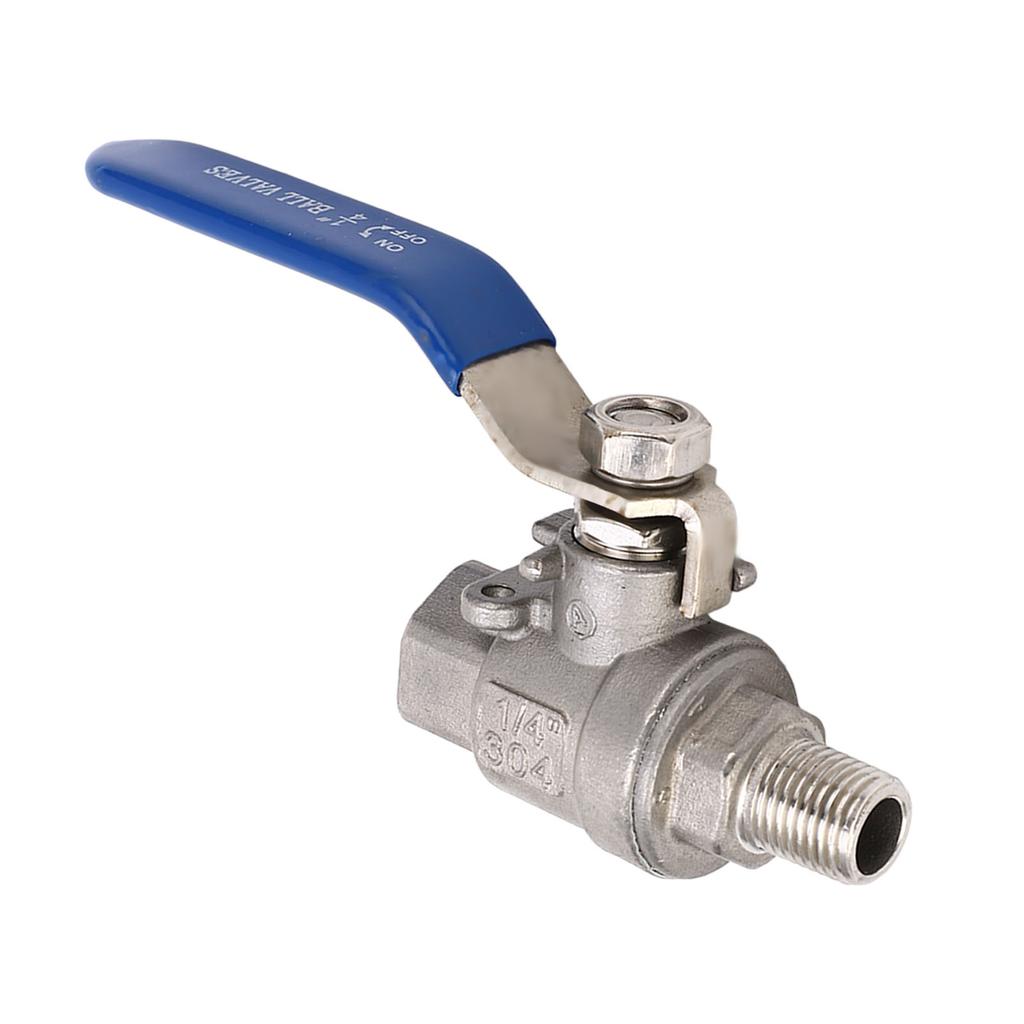 NPT Kugelhahn Innengewinde Außengewinde 1/4 Zoll Gewinde Gute Abdichtung Edelstahl Kugelhahn für Wasser Öl Gas