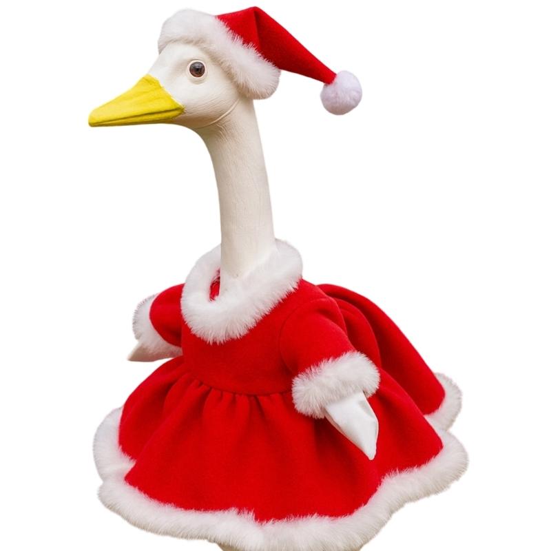 Dynamic Grass Waterfowl Costume Set Weather Resistant Polyester Substance Accommodates 23 Foot Statues Multiple Celebratory