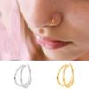 18K Gold Plated Nose Ring Hoop Non Pierced Cartilage Hoop Fashion Ear Clip  Tragus