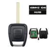 KEYECU 433.92MHz ID40 Chip Remote Control Car Key 2 Button Fob for Opel Zafira Astra A / G BOSCH TS ASTRA 1999-2005