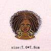 Black Girl Embroidery Patch Iron On Patches For Clothing Black Girl Magic Patches On Clothes DIY Sewing Ironing Patch Applique
