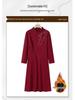 Plus Size Warm Winter Cheongsam for Mother of the Bride – Long, Velvet, Thicker
