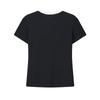 FILA White Fashion Comfortable Simple Casual Short Sleeve T-Shirt Women tops Legendary-Blue F51W623101FNV