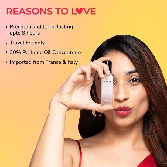 Moody Strawberry Champagne & Tropical Vanilla Duo Perfume Set For Women | Long Lasting Upto 8 Hours | Pocket Prerfume | Set Of 2 x20 ml