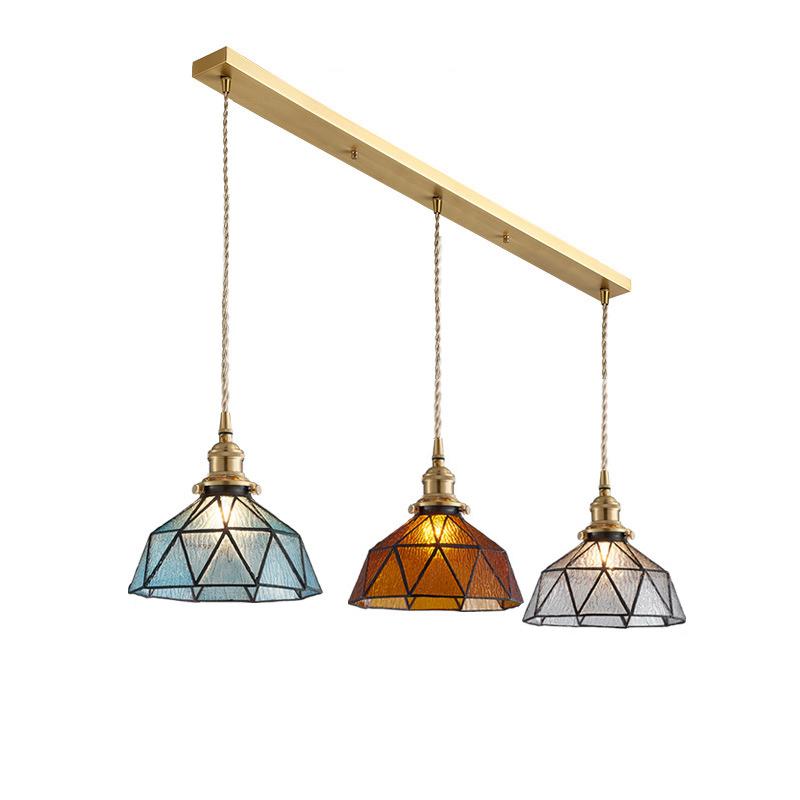Modern Ceiling Lamp Tiffany Shade Kitchen Aisle Balcony Bedroom Home Art Decor Led Ceiling Lights Pendant Chandelier Living Room