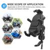 Motorcycle Phone Holder 15W Wireless Charger USB Fast Charging Bike Rack Support