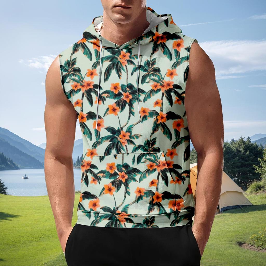 Muscle Men's Sports Casual Tank Top Summer Fitness Men's Shirt