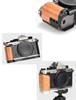 SIUTATDSH Camera Grip for Panasonic and Nikon Quick Release Plate with Wooden Battery Tripod Arca Swiss Compatible ZF/ZF Cameras, L-Shaped Handle,