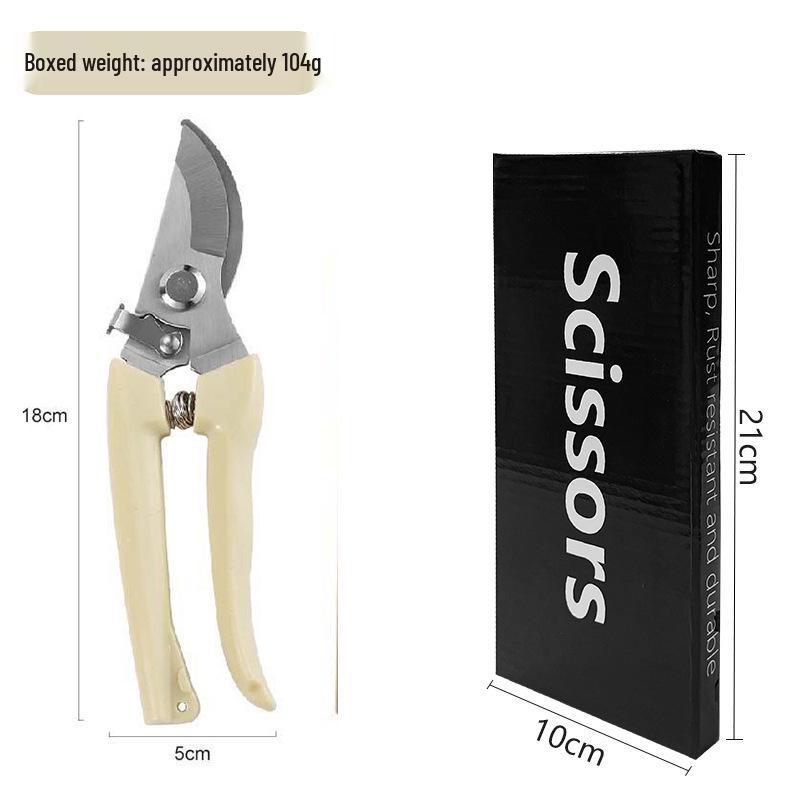 Heavy Duty Stainless Steel Pruning Shears - Multipurpose Garden and Fruit Picking Scissors