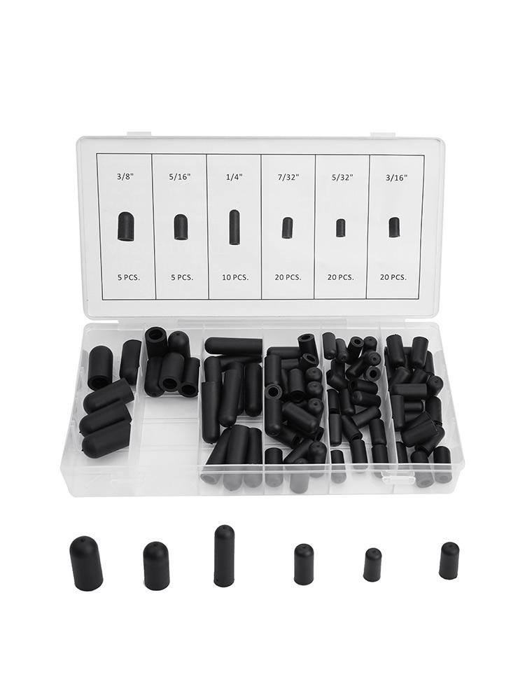 Line Cover Rubber Vacuum Car Accessories Rubber Vacuum Line 80pcs Cap Assortment Manifolds Carburetor Car Parts