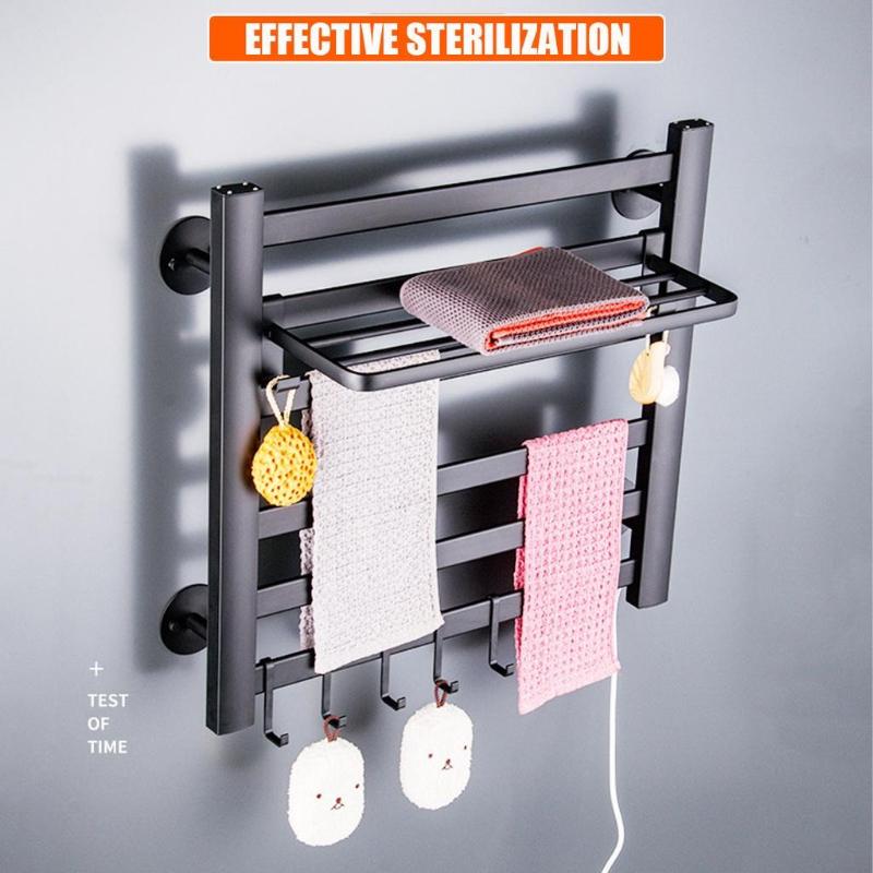 Towel Warmer 6Layers Bathroom Equipment Electric Towel Rack Constant Temperature Smart Home Heated Towel Rail
